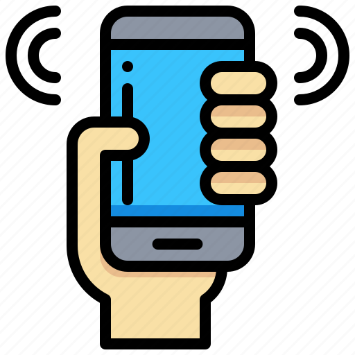 Hand, notification, smartphone, tablet, wireless icon - Download on Iconfinder