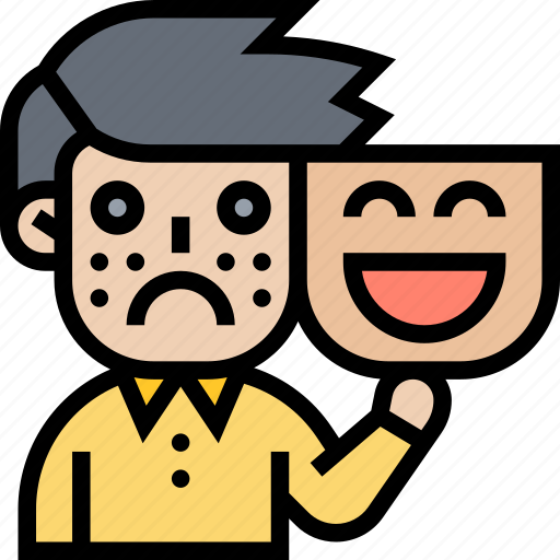 Showing, acting, emotion, expression, sadness icon - Download on Iconfinder