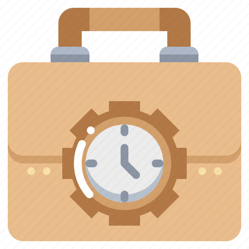 Bag, clock, speed, suitcase, time icon - Download on Iconfinder