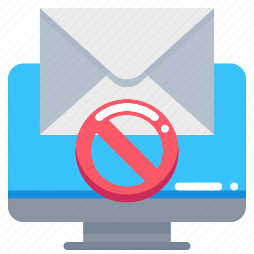 Computer, mail, no, spam, technology icon - Download on Iconfinder