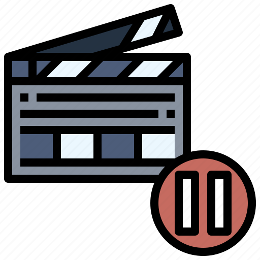 Entertainment, media, movie, movies, stop icon - Download on Iconfinder