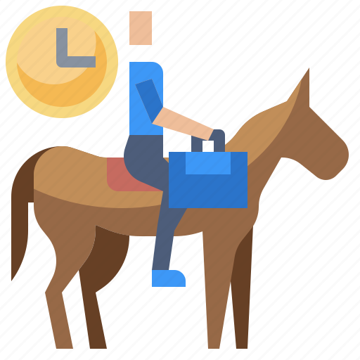 Clock, fast, horse, quick, speed, working icon - Download on Iconfinder