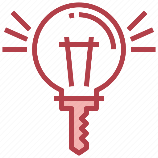 Bulb, creative, ideas, inspiration, key, people icon - Download on Iconfinder