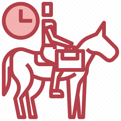 Clock, fast, horse, quick, speed, working icon - Download on Iconfinder