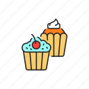 cupcakes, cake, bakery