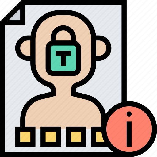 Personal, information, data, security, login icon - Download on Iconfinder