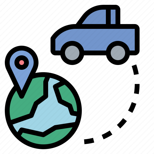 Car, globalization, gps, location, passenger, travel icon - Download on Iconfinder