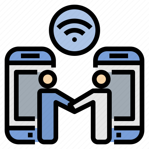 Buyer, connect, network, online, saller, trading, wifi icon - Download on Iconfinder