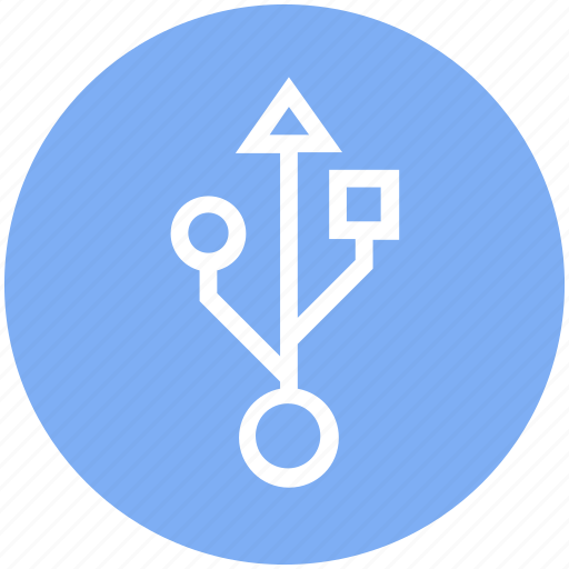 Connector, sign, usb, usb sign, usb symbol icon - Download on Iconfinder