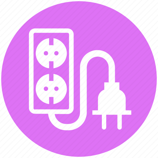 Cable, connector, double, plug, socket icon - Download on Iconfinder