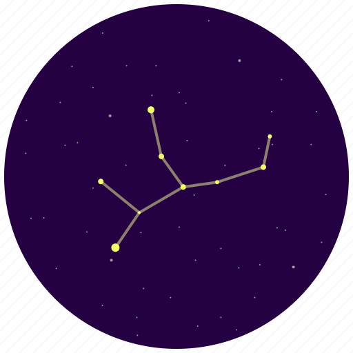 Constellation, sky, stars, virgo icon - Download on Iconfinder