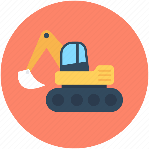 Bulldozer, construction, crawler, excavator, heavy machinery icon - Download on Iconfinder