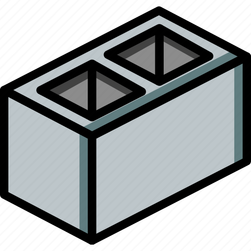 Block, build, cinder, construction, supplies icon - Download on Iconfinder