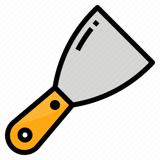 Construction, device, knife, putty, tool icon - Download on Iconfinder