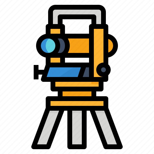 Construction, device, engineering, theodolite, tools icon - Download on Iconfinder