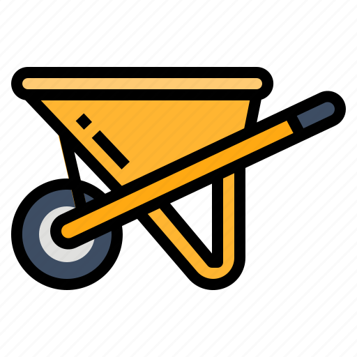 Cart, construction, industry, trolley, wheelbarrow icon - Download on Iconfinder