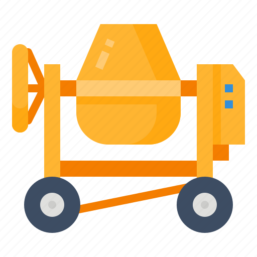 Concrete, construction, device, mixer icon - Download on Iconfinder