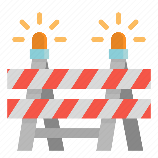 Barrier, caution, construction, obstacle icon - Download on Iconfinder