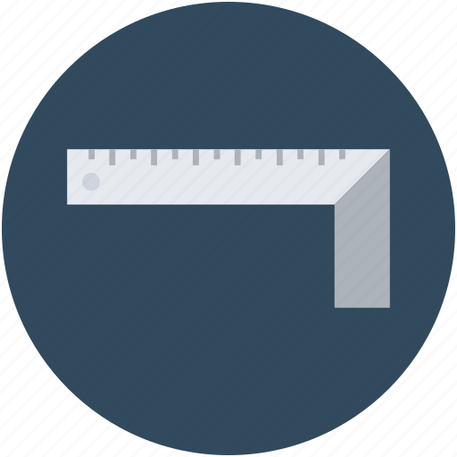Architecture ruler, geometry tool, measuring scale, measuring tool, ruler icon - Download on Iconfinder
