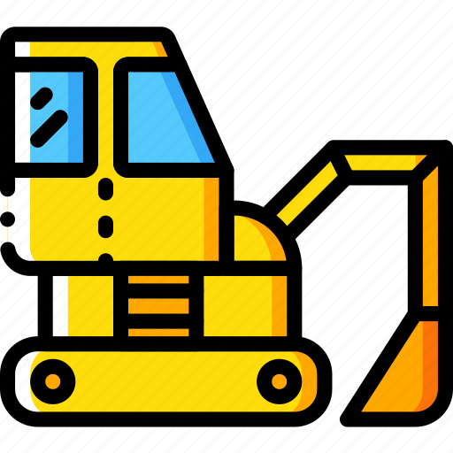 Construction, digger, machinery, transport icon - Download on Iconfinder