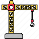 building, construction, crane, equipment, illustration, industry, machinery
