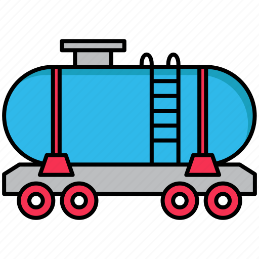 Cargo, freight, railway, tank, train, transportation, wagon icon - Download on Iconfinder