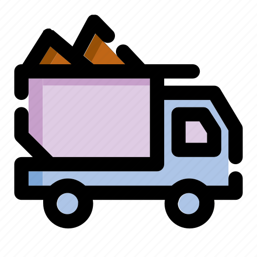 Construction, delivery, truck, work icon - Download on Iconfinder