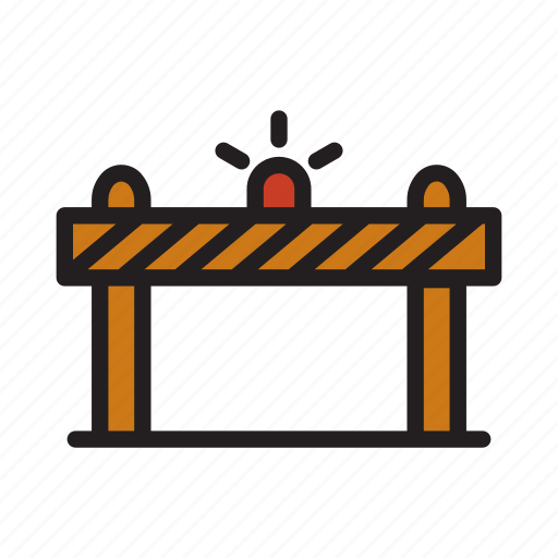 Barrier, construction, construction barrier, street barrier, work icon - Download on Iconfinder