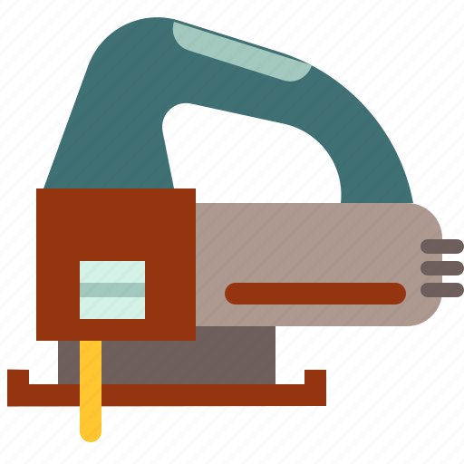 Fretsaw, construction, tool, electric, jigsaw, carpenter, carpentry icon - Download on Iconfinder