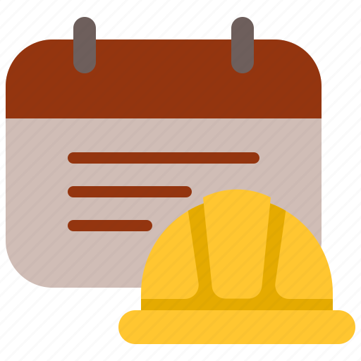 Labor, worker, calendar, construction, labor day, date icon - Download on Iconfinder
