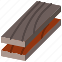 wood, timber, plank, lumber, construction, material