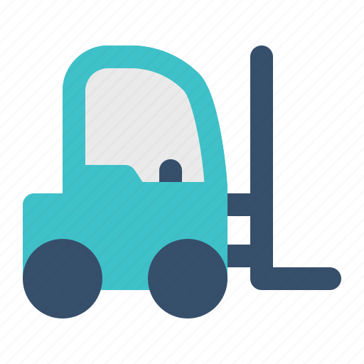 Forklift, fork, truck, vehicle icon - Download on Iconfinder