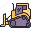 bulldozer, vehicle, excavator, construction, tractor 
