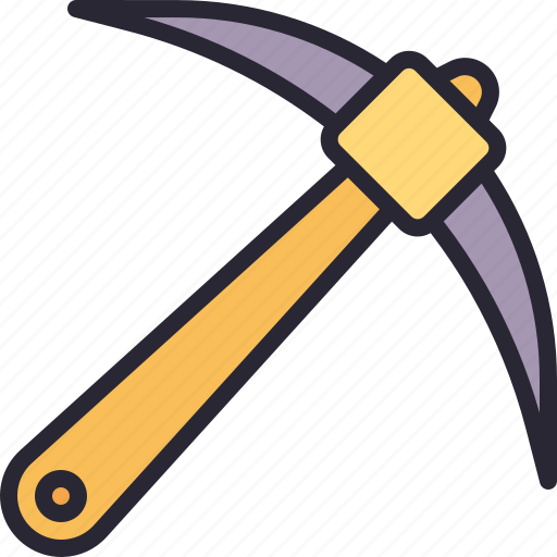 Pickaxe, equipment, digger, minner, pick, hammer icon - Download on Iconfinder