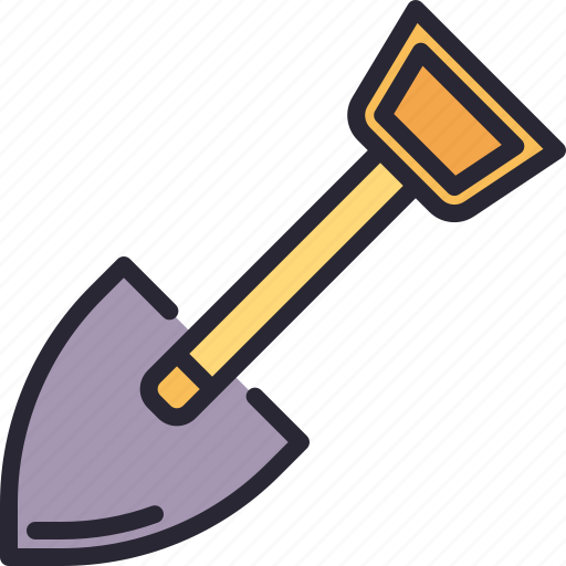 Shovel, spade, trowel, farming, construction icon - Download on Iconfinder
