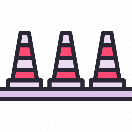 Traffic, cone, signaling, urban, post icon - Download on Iconfinder