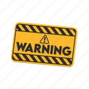 warning, sign, construction, danger