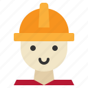 avatar, worker, construction, man
