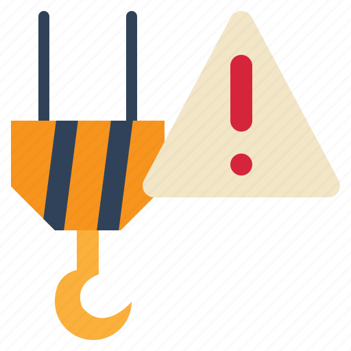 Crane, beware, exclamation, warning, construction icon - Download on Iconfinder