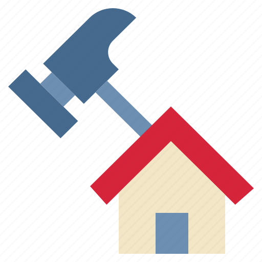 Home, hammer, construction, building, tool icon - Download on Iconfinder