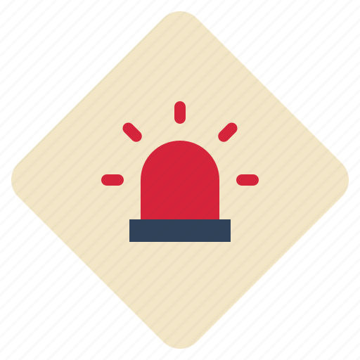 Light, siren, warning, beware, construction icon - Download on Iconfinder