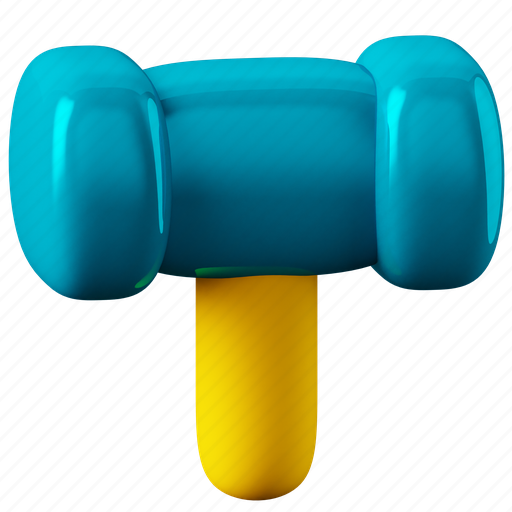 Hammer, repair, construction, tool, equipment 3D illustration - Download on Iconfinder