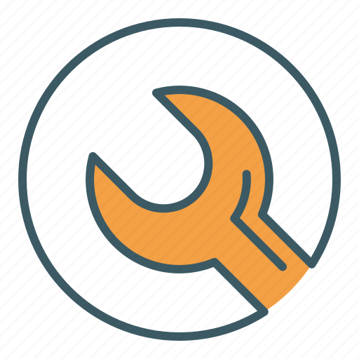 Circle, fix, maintenance, repair, spanner, tool, wrench icon - Download on Iconfinder