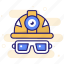 construction, glasses, helmet, safe 