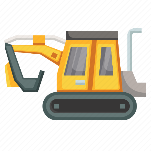 Excavator, constructioncar, transportation, truck, bulldozer icon - Download on Iconfinder