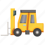 forklift, constructioncar, transportation, truck, bulldozer 