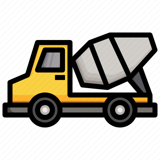 Cement, mixer, constructioncar, transportation, truck, bulldozer icon - Download on Iconfinder