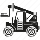car, construction equipment, crane, heavy equipment, loading, machinery, vehicle