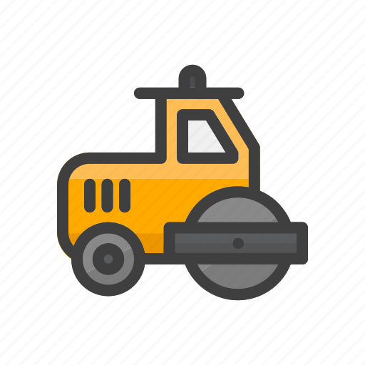 Build, construction, tool, work, asphalt grinding icon - Download on Iconfinder