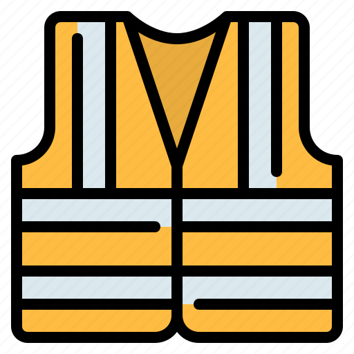 Construction, jacket, lifejacket, lifesaver, safety, vest, waistcoat icon - Download on Iconfinder